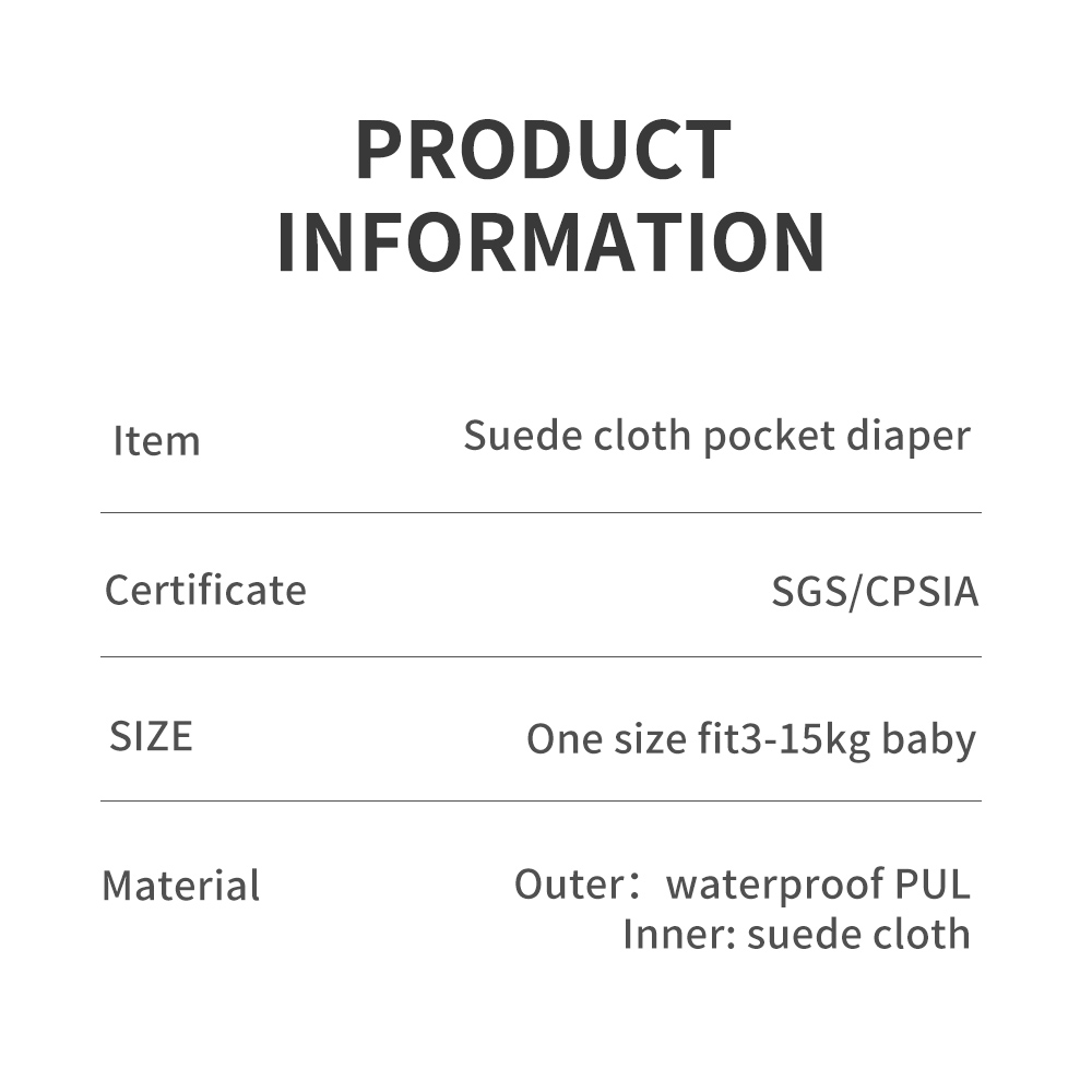 HappyFlute Baby Pocket Diaper  - огляд і ціна Cloth Diaper Insert